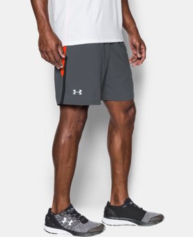 New to Outlet Men's UA Launch SW 7'' Shorts 1 Color $18.74