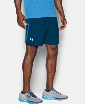 New to Outlet Men's UA Launch SW 7'' Shorts 1 Color $18.74