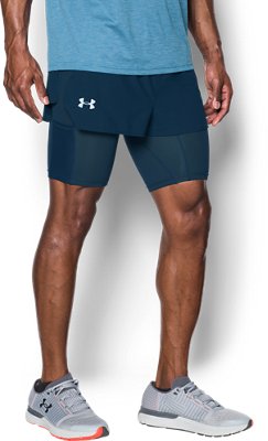 mens under armour 2 in 1 shorts