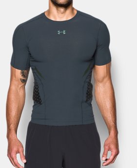 Men's HeatGear® Armour Zone Compression Short Sleeve 1 Color $84.99