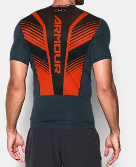 Men's HeatGear® SuperVent Armour Short Sleeve Compression T-Shirt 1 Color $25.49