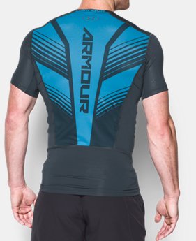 Men's HeatGear® SuperVent Armour Short Sleeve Compression T-Shirt 2 Colors $44.99