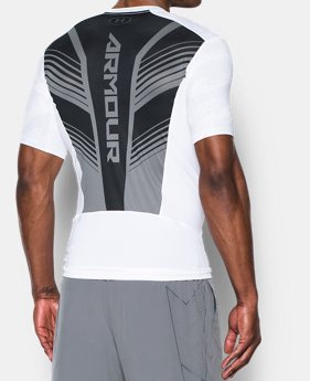 Men's HeatGear® SuperVent Armour Short Sleeve Compression T-Shirt 1 Color $25.49