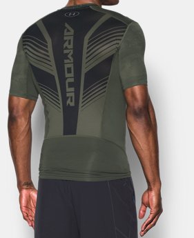 Men's HeatGear® SuperVent Armour Short Sleeve Compression T-Shirt 1 Color $25.49
