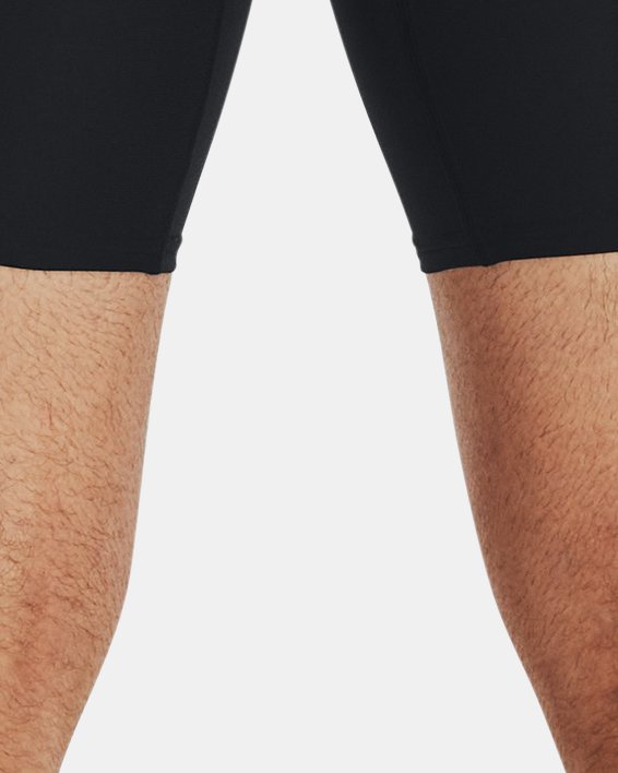 Men's HeatGear® Armour Mid Compression Shorts, Black, pdpMainDesktop image number 2
