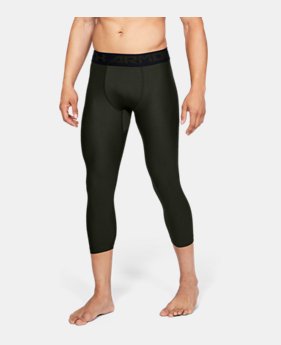 Men's HeatGear® Armour Compression ¾ Leggings 2 Colors Available $31.99
