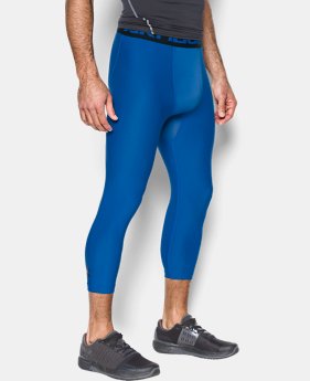 Men's HeatGear® Armour Compression ¾ Leggings 1 Color $17.99