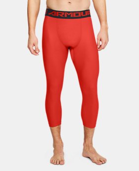 Men's HeatGear® Armour Compression ¾ Leggings 4 Colors Available $31.99