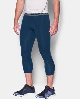 Men's HeatGear® CoolSwitch Armour ¾ Compression Leggings 1 Color $18.74