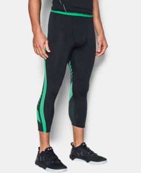 Men's HeatGear® SuperVent Compression ¾ Leggings 2 Colors $23.99