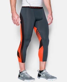 Men's HeatGear® SuperVent Compression ¾ Leggings 4 Colors $23.99