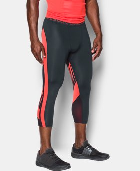 Men's HeatGear® SuperVent Compression ¾ Leggings 4 Colors $49.99