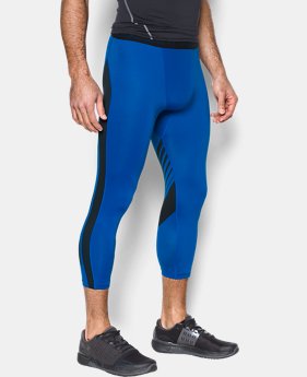 Men's HeatGear® SuperVent Compression ¾ Leggings 1 Color $23.99