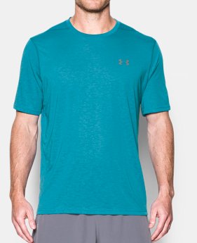 Men's UA Threadborne Siro Embossed T-Shirt 2 Colors Available $17.99 to $22.99