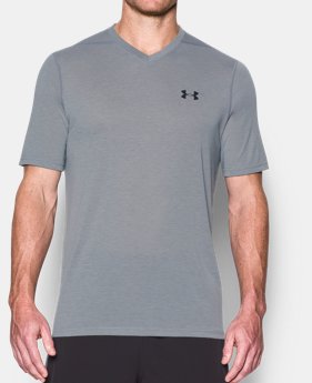 Men's UA Threadborne Siro V-Neck T-Shirt 2 Colors Available $17.99