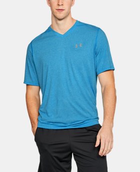 Best Seller Men's UA Threadborne Siro V-Neck T-Shirt 2 Colors $29.99