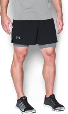 UA Qualifier 2-in-1 Shorts|Under Armour 