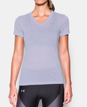 Women's UA Threadborne Train Pointelle V-Neck 1 Color $12.74 to $17.24