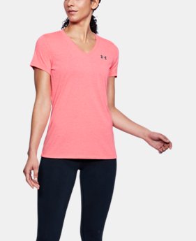 Best Seller Women's UA Threadborne Train Twist V-Neck 1 Color $29.99