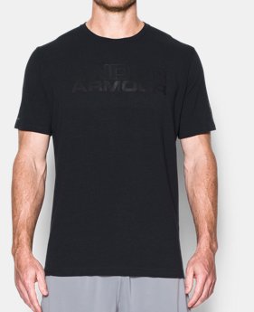 Men's UA Mesh Gel Wordmark T-Shirt 1 Color $18.99