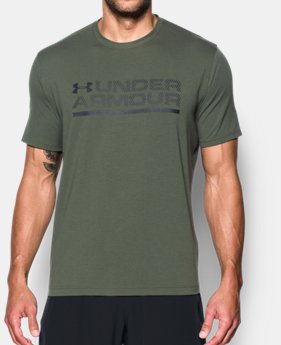 Men's UA Wordmark Lockup T-Shirt 1 Color $24.99