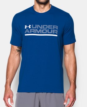 Men's UA Wordmark Lockup T-Shirt 1 Color $24.99