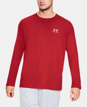 Men's UA Chest Logo Long Sleeve T-Shirt 1 Color Available $29.99