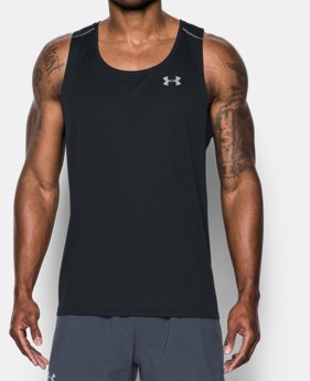 Men's UA CoolSwitch Run Singlet 1 Color $26.99