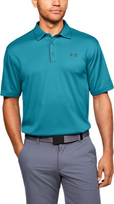 blue under armour polo