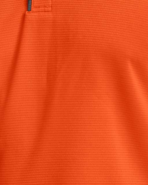 Under Armour T Shirt UA Seamless Fade Orange Mens Gym Sports Training  1361133