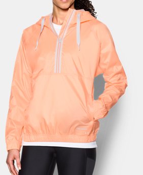 Women's UA Woven 1/2 Zip Hoodie 1 Color $69.99