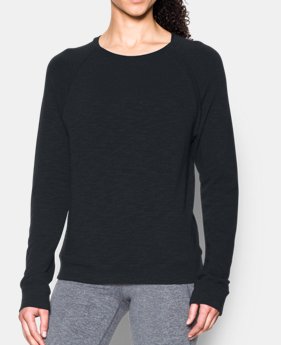 Women's UA Plush Terry Crew 1 Color $79.99