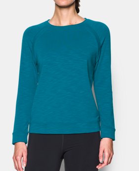 Women's UA Plush Terry Crew 1 Color $79.99