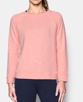 Women's UA Plush Terry Crew 1 Color $79.99