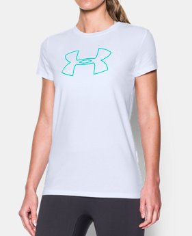 Best Seller Women's UA Big Logo Short Sleeve 1 Color Available $29.99