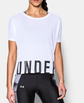 Women's UA Wordmark Hem Cropped 1 Color $20.99 to $27.99
