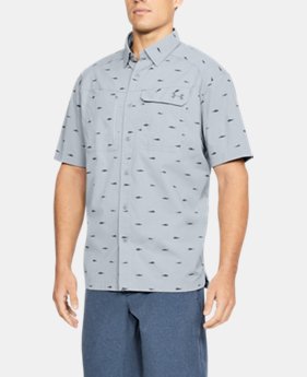 Men's UA Fish Hunter Plaid Short Sleeve 4 Colors $74.99