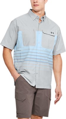 under armour short sleeve button up