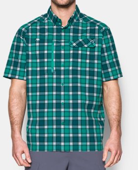 Men's UA Fish Hunter Plaid Short Sleeve 1 Color Available $48.74