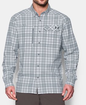 Men's UA Fish Hunter Plaid Long Sleeve 3 Colors $42.74