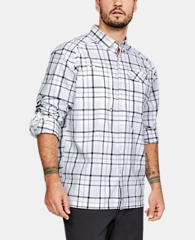 Men's UA Fish Hunter Plaid Long Sleeve 4 Colors Available $74.99