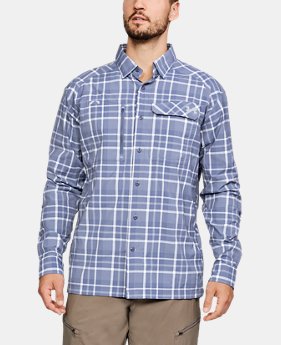 Men's UA Fish Hunter Plaid Long Sleeve 4 Colors Available $84.99