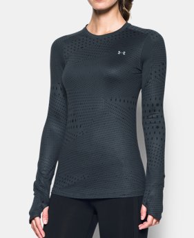 Women's UA ColdGear® Armour Graphic Crew 1 Color $54.99