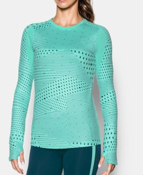 Women's UA ColdGear® Armour Graphic Crew 1 Color $23.62 to $41.99
