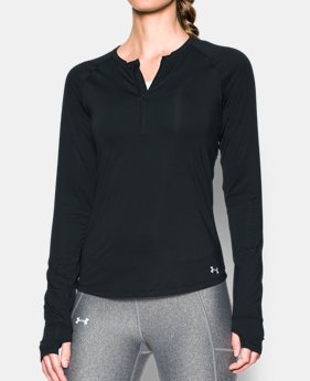 Women's UA Fly-By 1/2 Zip 1 Color Available $38.99 to $48.74