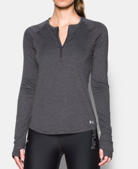 Women's UA Fly-By 1/2 Zip 3 Colors $54.99