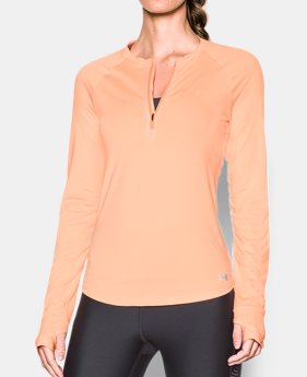 Women's UA Fly-By 1/2 Zip 1 Color $54.99