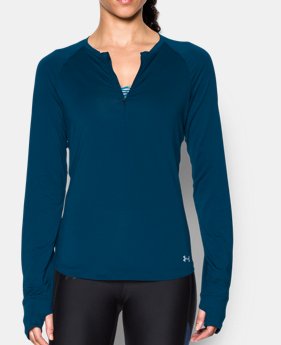 Women's UA Fly-By 1/2 Zip 1 Color $23.24