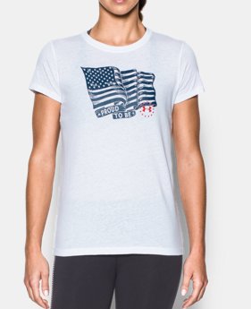 Women's UA Charged Cotton® Tri-Blend Proud To Be T-Shirt 2 Colors $17.24