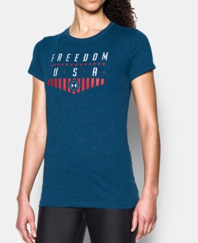 Women's UA Freedom USA T-Shirt 2 Colors $17.24